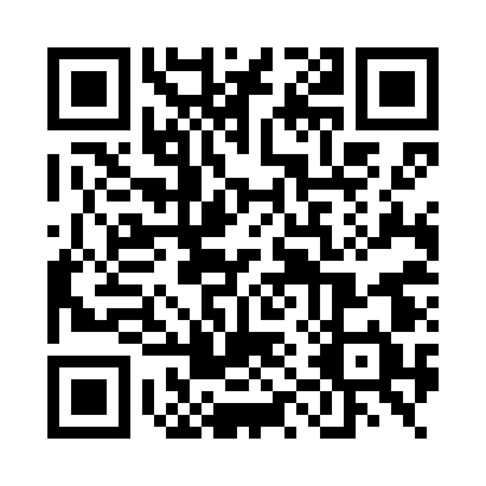 QR code linking to peaceovercomfort.com